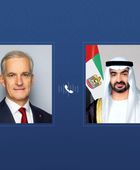 محمد بن زايد ورئيس وزراء النرويج يبحثان تداعيات التطورات الإقليمية