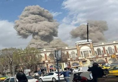 انفجارات قوية في غرب طهران