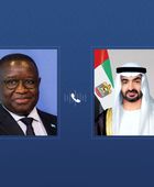 محمد بن زايد يتلقى اتصالاً هاتفياً من رئيس سيراليون