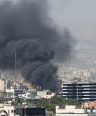 مقذوفات إسرائيلية تدمر مركز الإعلام والدعاية للنظام الإيراني   