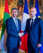 تفاصيل لقاء وزير خارجية الإماراتي ونظيره الفرنسي في باريس