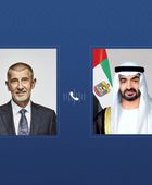 رئيس الإمارات يتلقى اتصالاً هاتفياً من رئيس وزراء التشيك