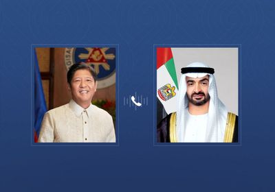 رئيس الإمارات يتلقى اتصالاً هاتفياً من نظيره الفلبيني