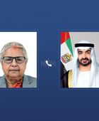 محمد بن زايد ورئيسة وزراء نيبال يبحثان تداعيات التصعيد العسكري في المنطقة