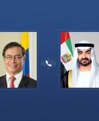 رئيس الإمارات يتلقى اتصالاً هاتفياً من نظيره الكولومبي