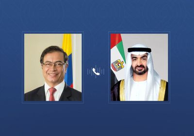 رئيس الإمارات يتلقى اتصالاً هاتفياً من نظيره الكولومبي