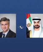 محمد بن زايد يتلقى اتصالاً هاتفياً من رئيس وزراء كرواتيا