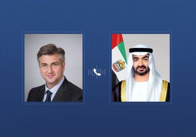 محمد بن زايد يتلقى اتصالاً هاتفياً من رئيس وزراء كرواتيا