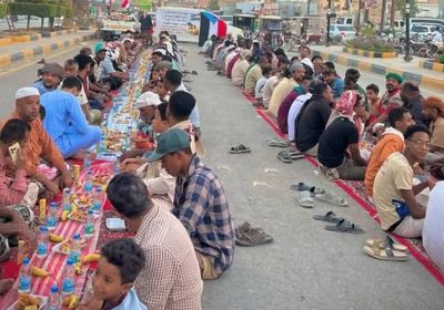 إفطار جماعي في سيئون صدقة على أرواح شهداء القوات الجنوبية
