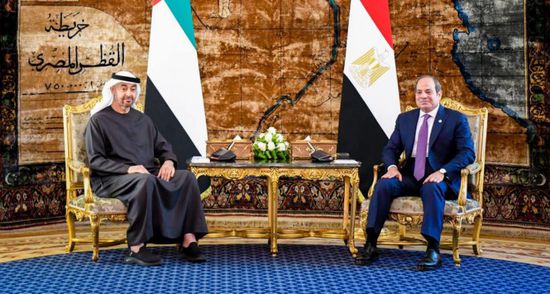 الرئيس السيسي يبحث مع محمد بن زايد تطورات الأوضاع