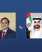 محمد بن زايد يتلقى اتصالاً هاتفياً من رئيس وزراء فيتنام