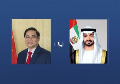محمد بن زايد يتلقى اتصالاً هاتفياً من رئيس وزراء فيتنام