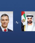 محمد بن زايد يتلقى اتصالاً هاتفياً من رئيس وزراء إسبانيا