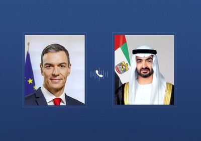 محمد بن زايد يتلقى اتصالاً هاتفياً من رئيس وزراء إسبانيا