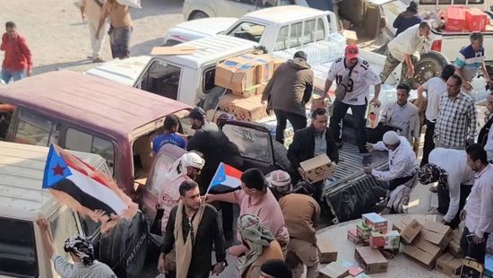 استمرار الحملة الشعبية لرفد جبهات الضالع بقوافل إفطار رمضانية