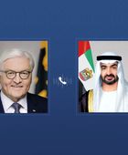 محمد بن زايد يتلقى اتصالاً هاتفياً من الرئيس الألماني
