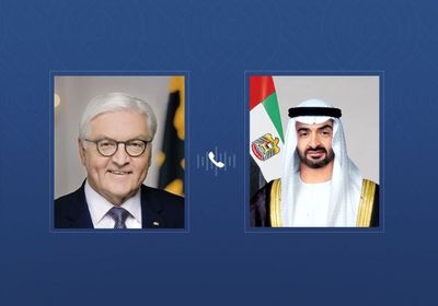 محمد بن زايد يتلقى اتصالاً هاتفياً من الرئيس الألماني