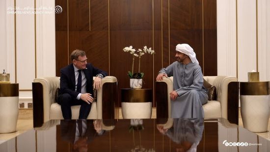 وزير الخارجية الإماراتي يستقبل نظيره الألماني