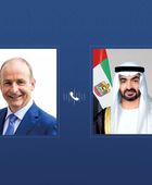 محمد بن زايد يتلقى اتصالاً هاتفياً من رئيس وزراء إيرلندا