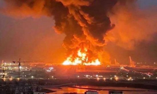 انفجارات قوية بمحيط مطار أربيل الدولي بإقليم كردستان