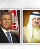 عاهل البحرين يتلقى اتصالاً هاتفياً من حاكم تتارستان