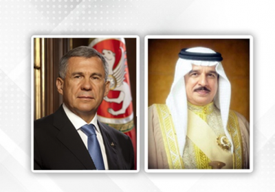 عاهل البحرين يتلقى اتصالاً هاتفياً من حاكم تتارستان