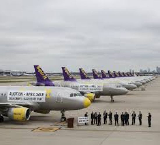 "سبيريت للطيران" تقلص أسطولها في محاولة للنجاة من الإفلاس