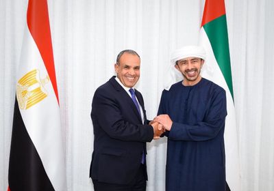 وزير الخارجية المصري ينقل رسالة تضامن من السيسي إلى القيادة والشعب الإماراتي