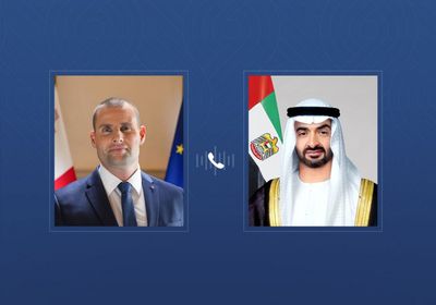 محمد بن زايد يتلقى اتصالاً هاتفياً من رئيس وزراء مالطا