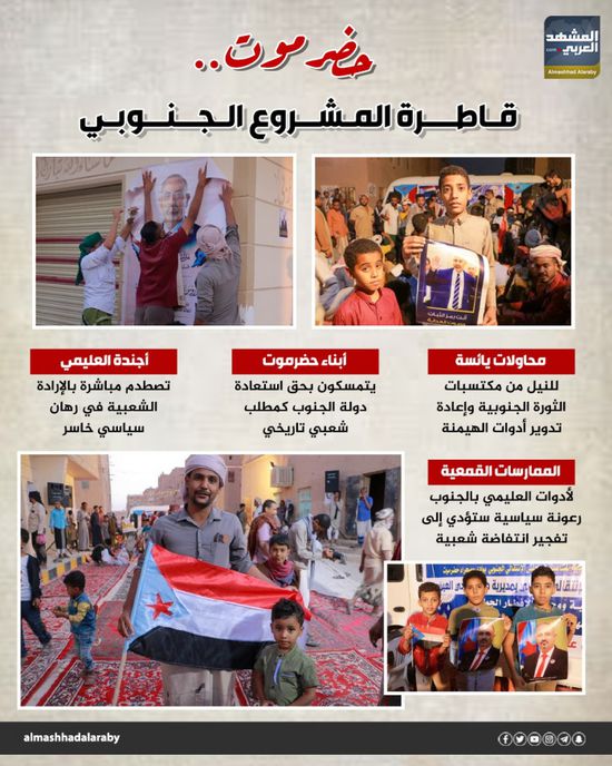 حضرموت.. قاطرة المشروع الجنوبي (إنفوجراف)