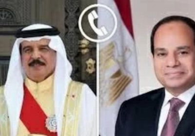 السيسي لعاهل البحرين: نواصل اتصالات وتحركات دولياً وإقليمياً لوقف الحرب