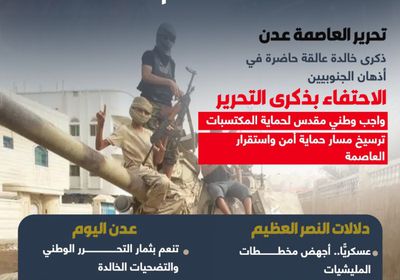 ميثاق النصر.. صون مكتسبات التحرير ورسائل عدن الاستراتيجية للعالم (إنفوجراف)