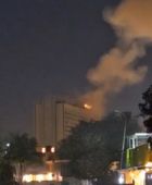 سقوط "مقذوف" على فندق بالعاصمة بغداد