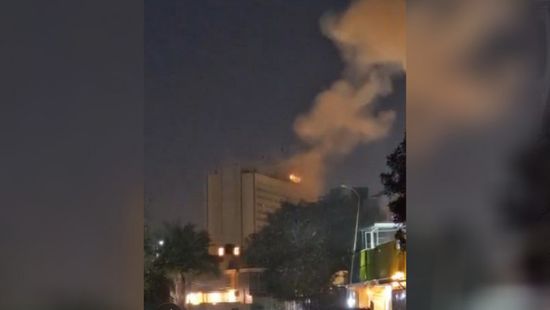 سقوط "مقذوف" على فندق بالعاصمة بغداد