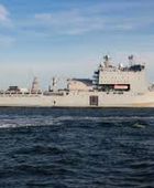 سفينة حربية بريطانية تتوقف في جبل طارق في الطريق إلى شرق المتوسط