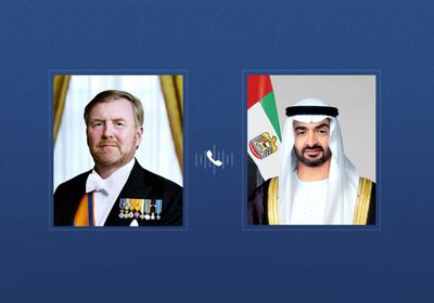رئيس الإمارات يتلقى اتصالاً هاتفياً من ملك هولندا
