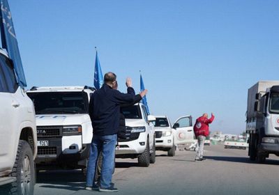 وصول 45 شاحنة مساعدات إلى محافظة السويداء