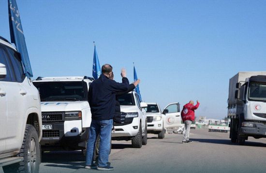 وصول 45 شاحنة مساعدات إلى محافظة السويداء