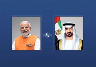 هاتفياً.. محمد بن زايد ورئيس وزراء الهند يبحثان تطورات الأوضاع في المنطقة