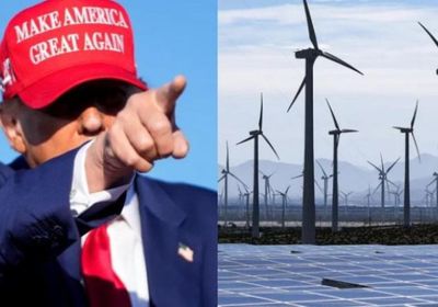 ترامب يجدد تعهده بوقف مشروعات طاقة الرياح