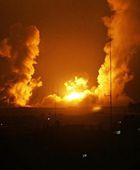 هجوم صاروخي واسع يستهدف "ديمونة" جنوبي إسرائيل