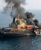 قذيفة مجهولة تصيب سفينة بريطانية بالإمارات