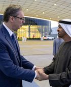 رئيس الإمارات يستقبل نظيره الصربي