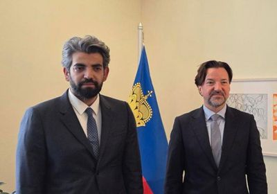 البيض وسفير ليختنشتاين في جنيف يبحثان قضايا حقوق الإنسان في الجنوب 