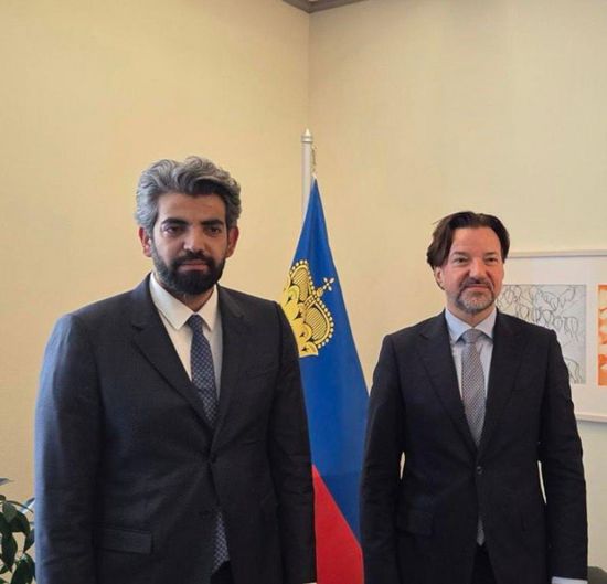 البيض وسفير ليختنشتاين في جنيف يبحثان قضايا حقوق الإنسان في الجنوب 