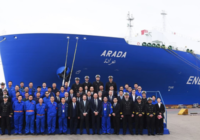 "أدنوك للإمداد والخدمات" تتسلم ناقلة الغاز "عرادة" من الصين