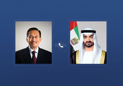 هاتفياً.. محمد بن زايد ورئيس وزراء ماليزيا يبحثان تطورات الأوضاع في المنطقة