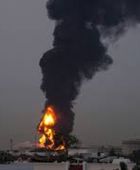 مسيرات إيرانية تستهدف خزان وقود بمطار الكويت