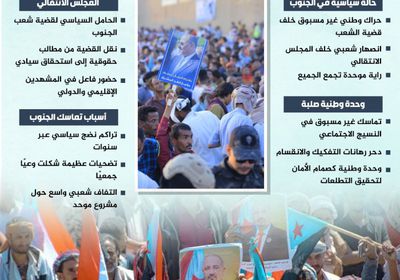 القيادة والشعب.. تلاحم يصنع مستقبل الجنوب العربي (إنفوجراف)