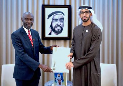 الشيخ محمد بن زايد يتلقى رسالة من رئيس أوغندا